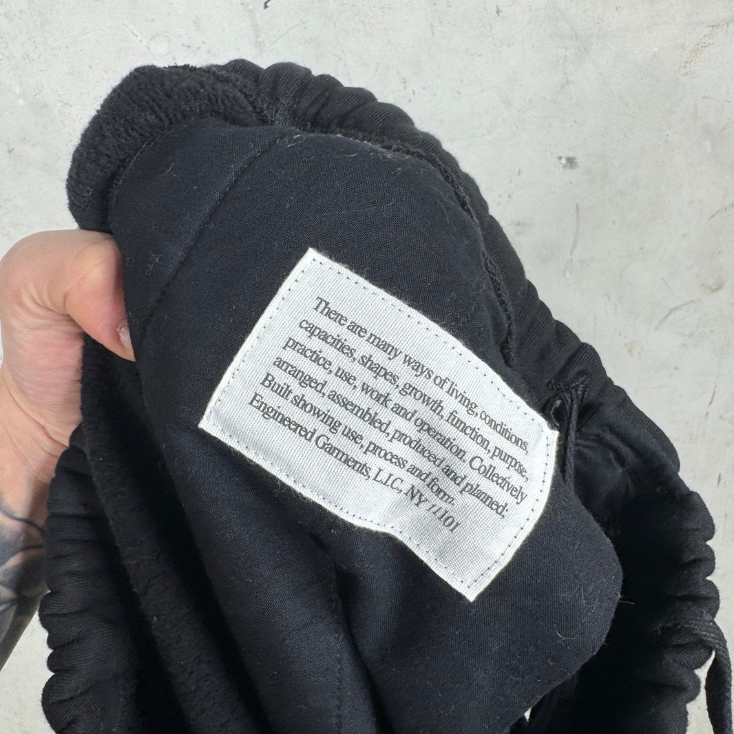 Engineered Garments Black Jogger Sweatpants