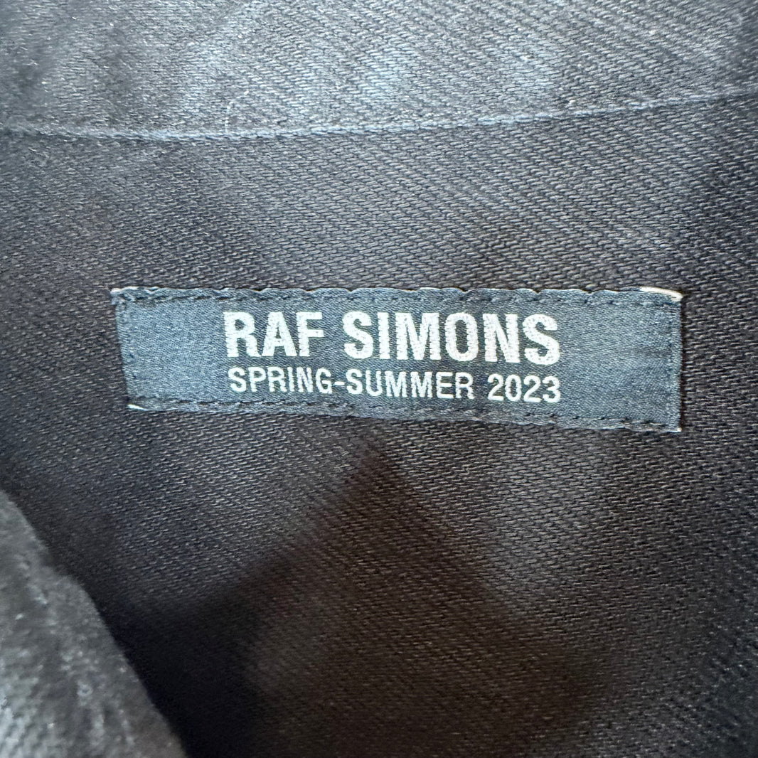 Raf Simons 2023 RS Denim Button Up Over Shirt
