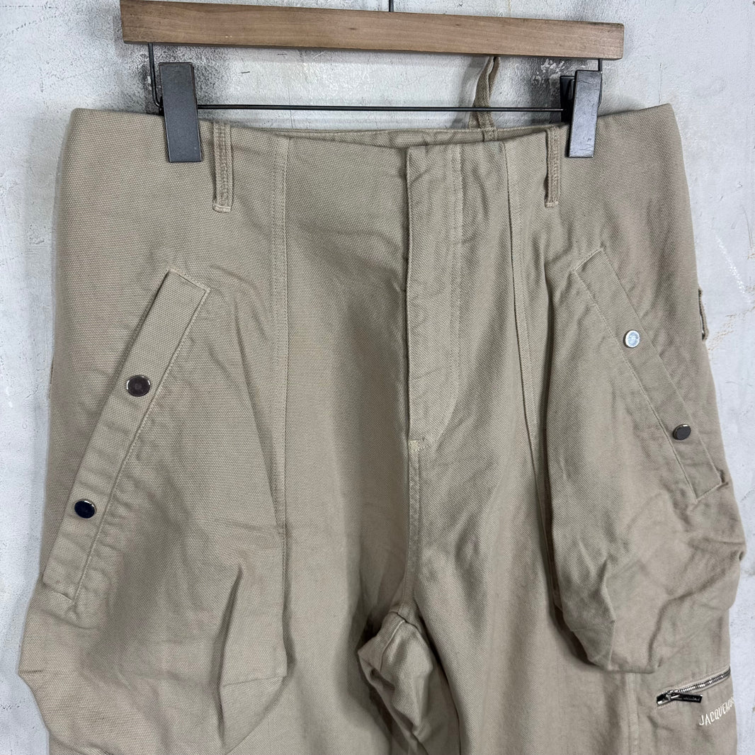 Jacquemus Beige Loose Cargos