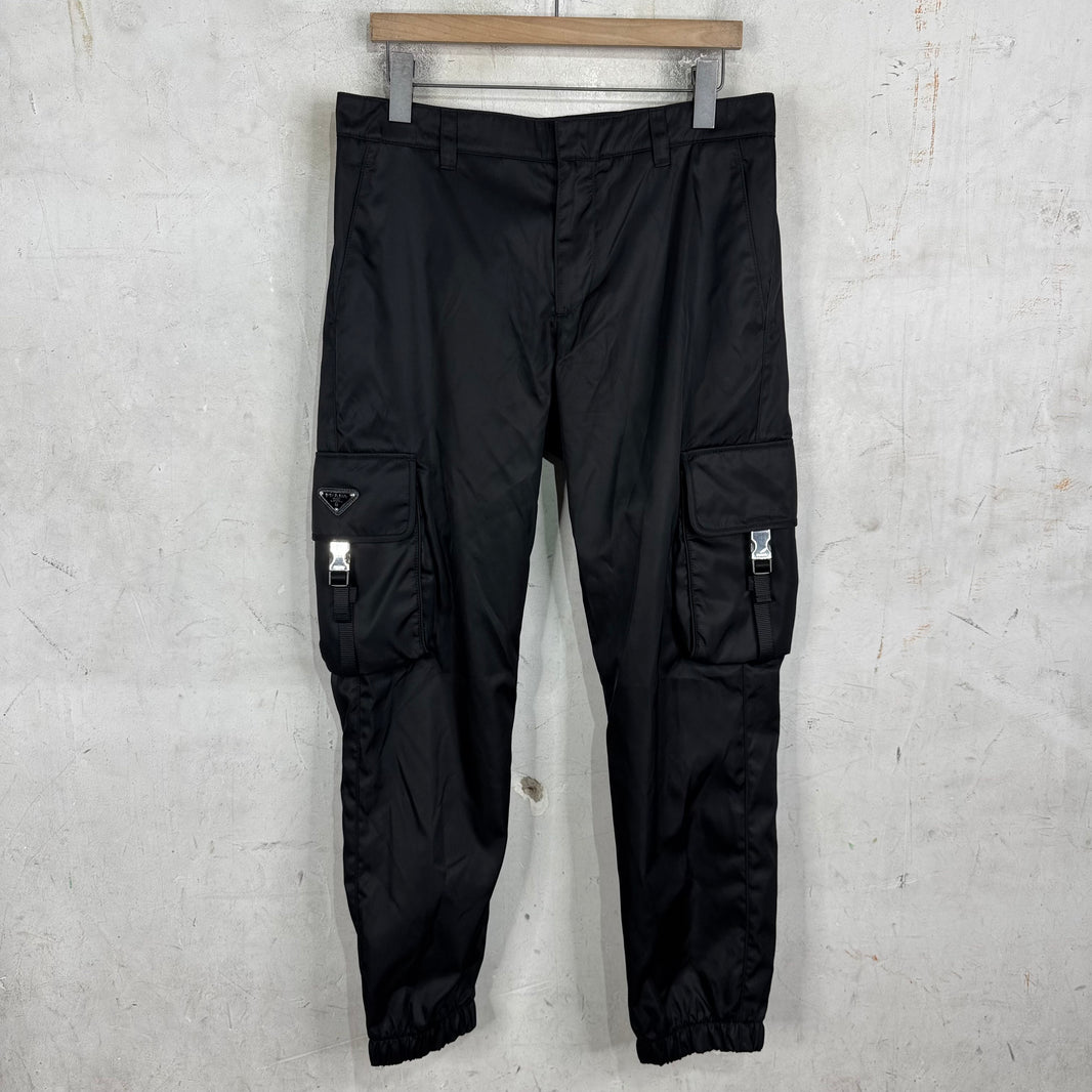 Prada Re-Nylon Buckle Cargo Pant