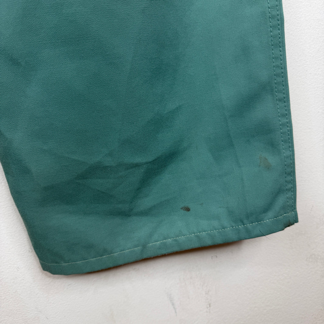 CDG Teal Button Waist Pants