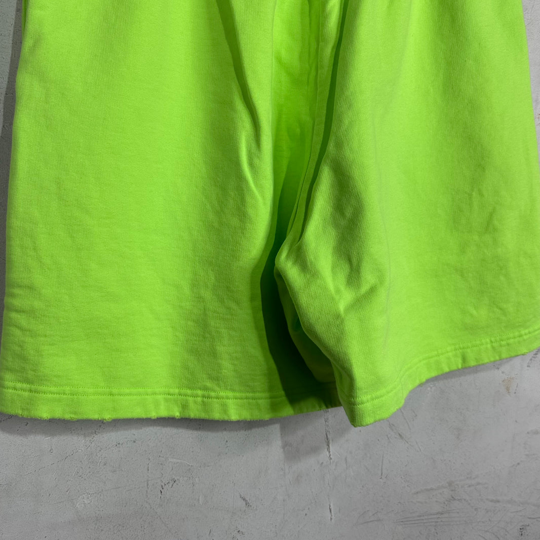 Balenciaga Neon Arabic Sweatshorts