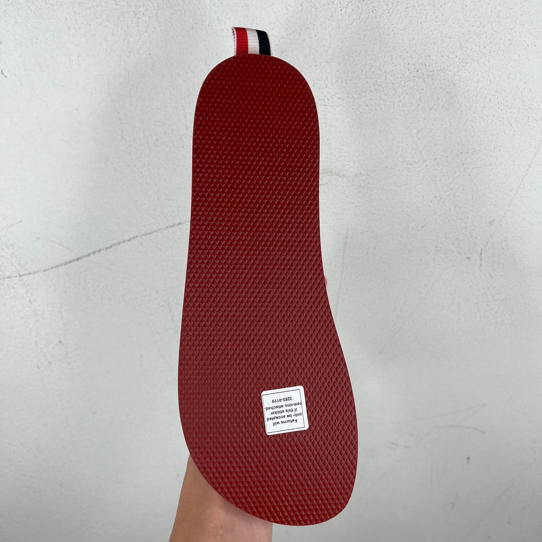 Thom Browne Red Flip Flop Sandals