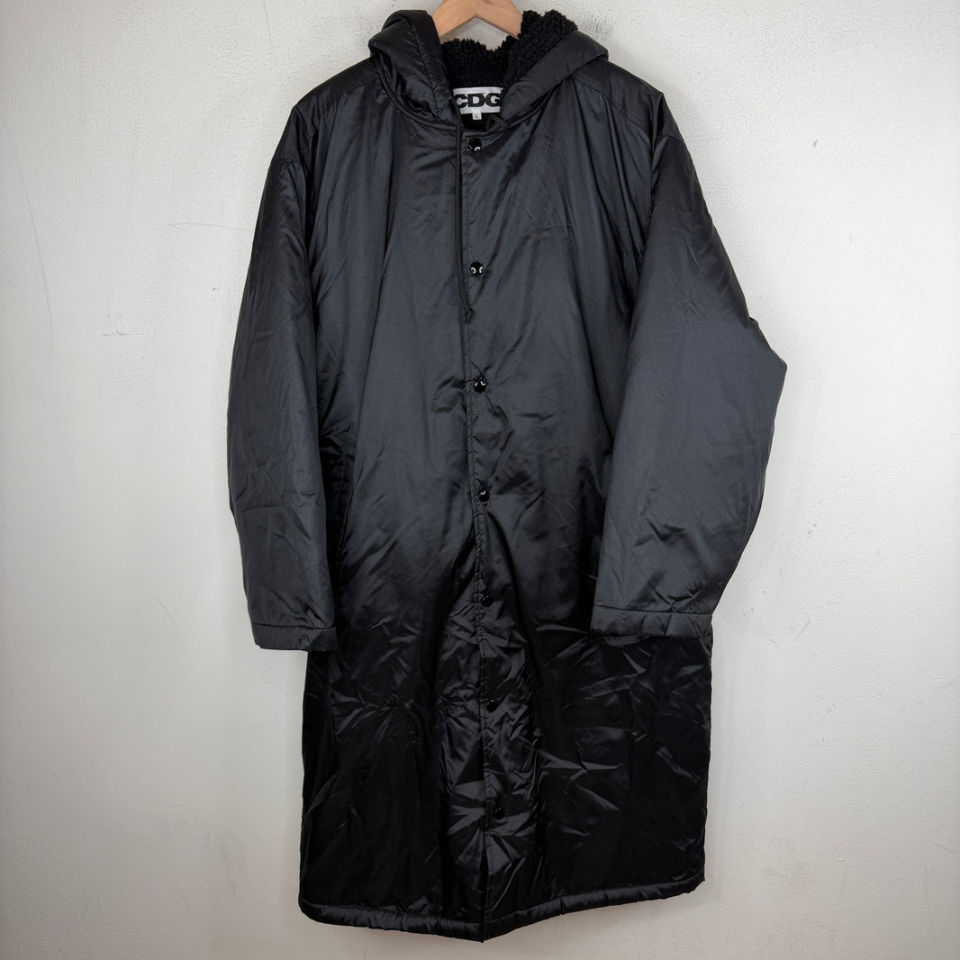 CDG Logo Shearling Parka