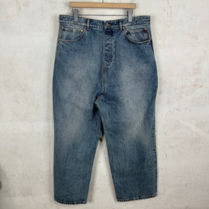 Vetements Backwards Wide Leg Jeans