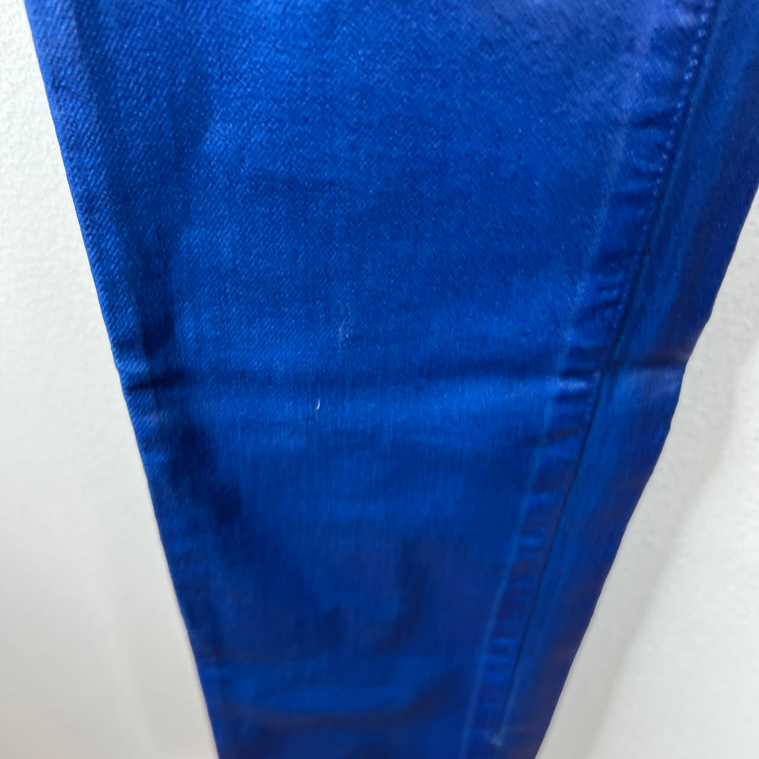 Saint Laurent Blue Waxed D05 Jeans