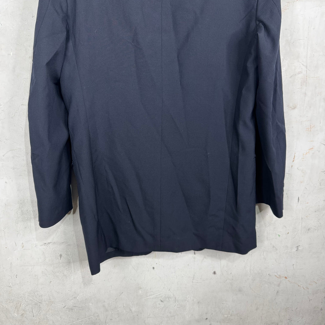 Issey Miyake Navy 3 Button Blazer