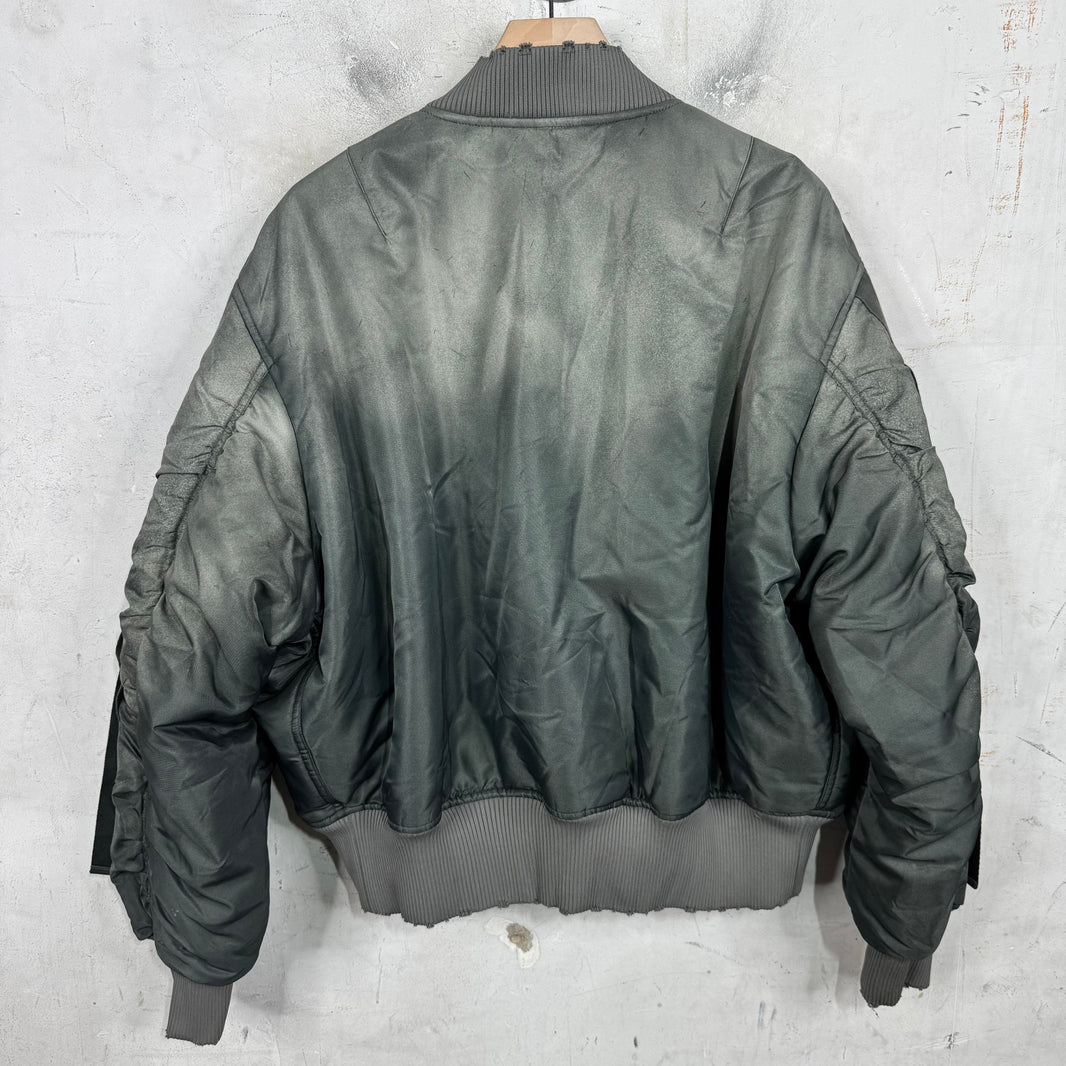 Acne Studios Distressed Bondage Bomber