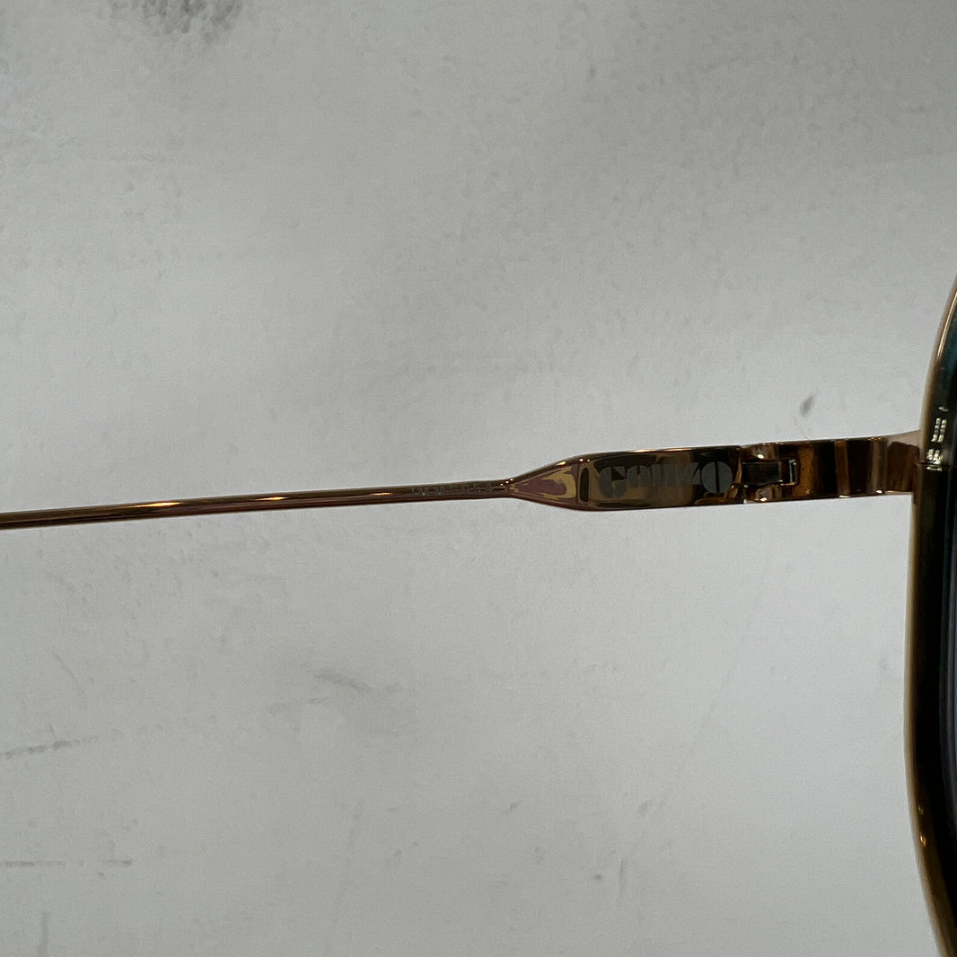 JMM Gold Gonzo Duke Aviator Sunglasses