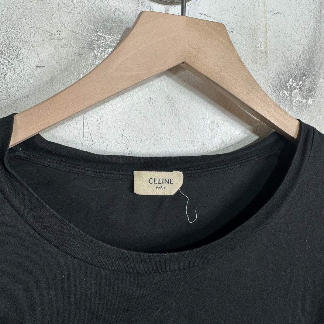 Celine Smoked Logo T-Shirt