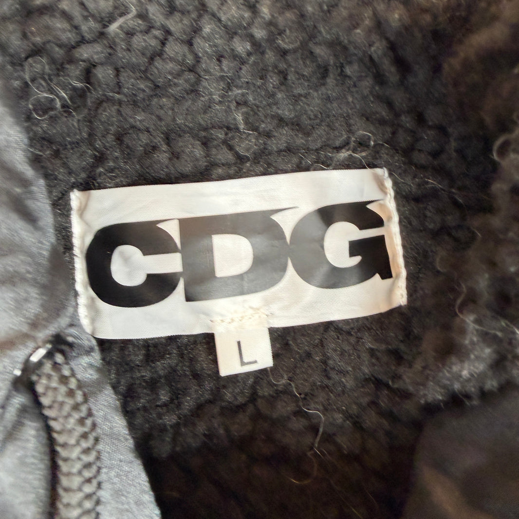 CDG Logo Shearling Parka