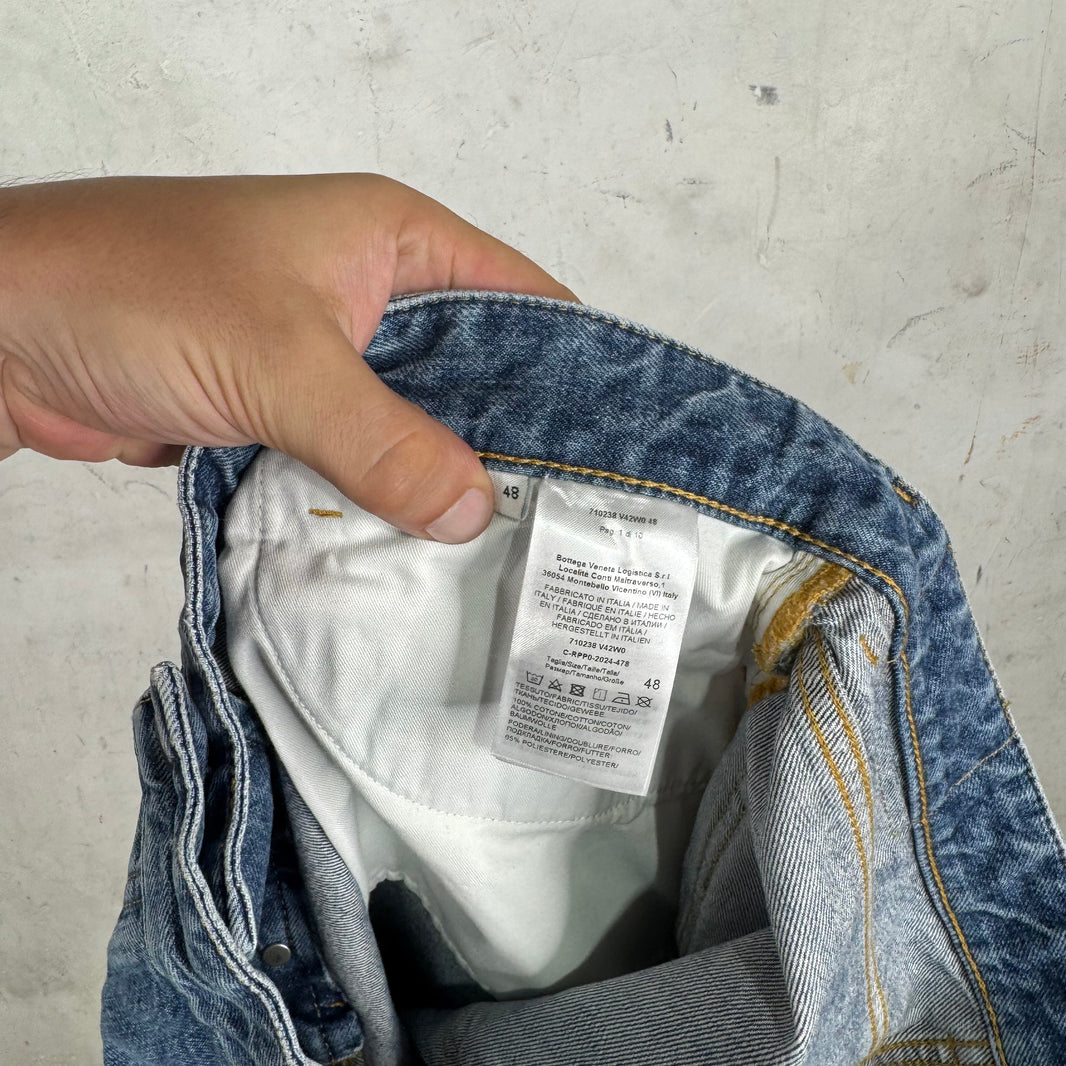 Bottega Veneta Lightwash V Stitch Jeans