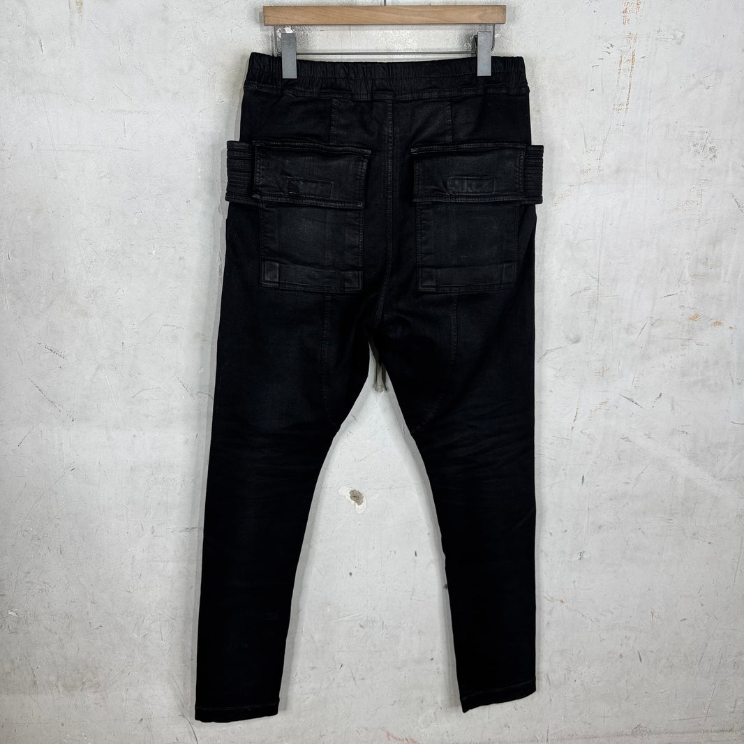 DRKSHDW Waxed Heavy Creatch Cargos