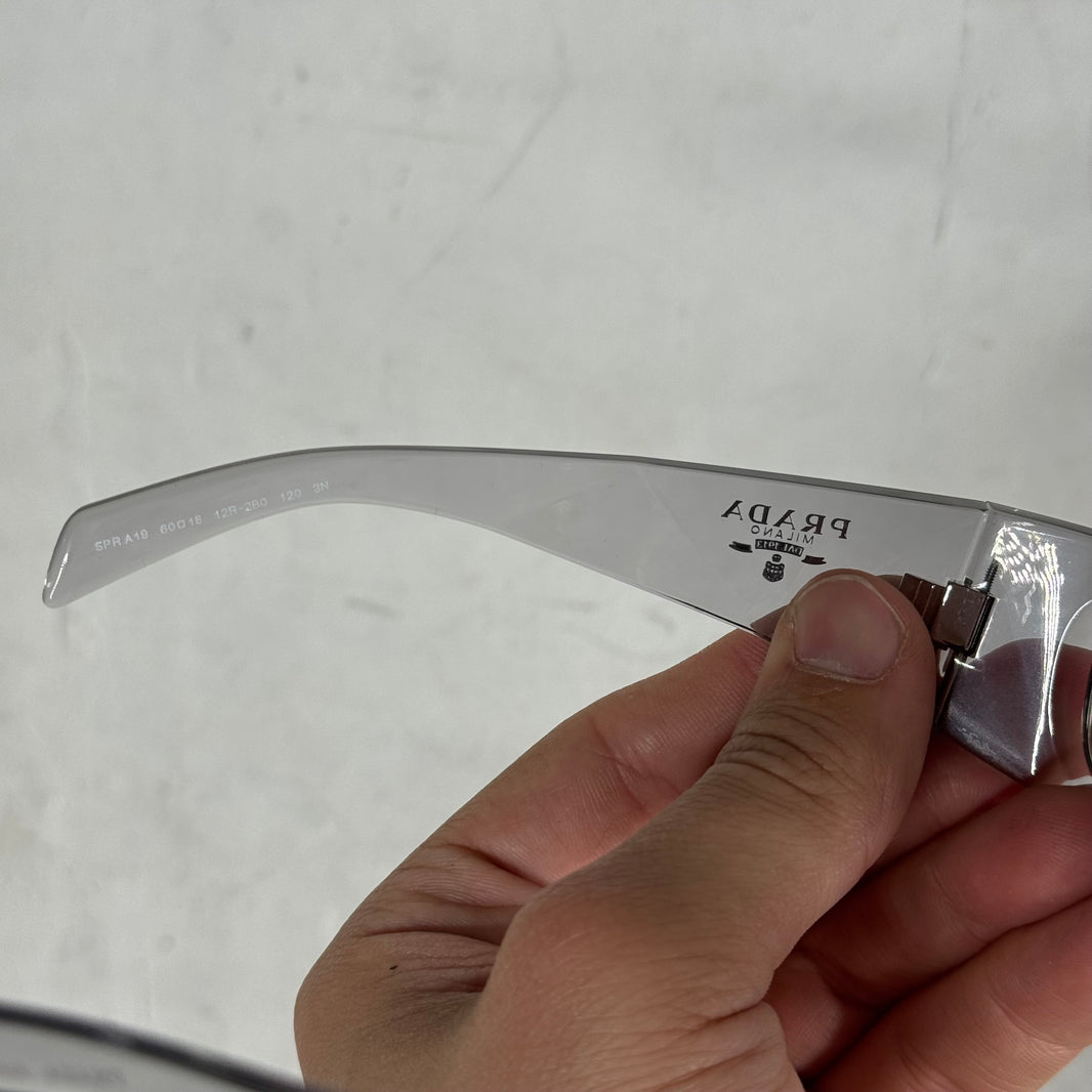 Prada SPRA19 Clear Reflective Sunglasses