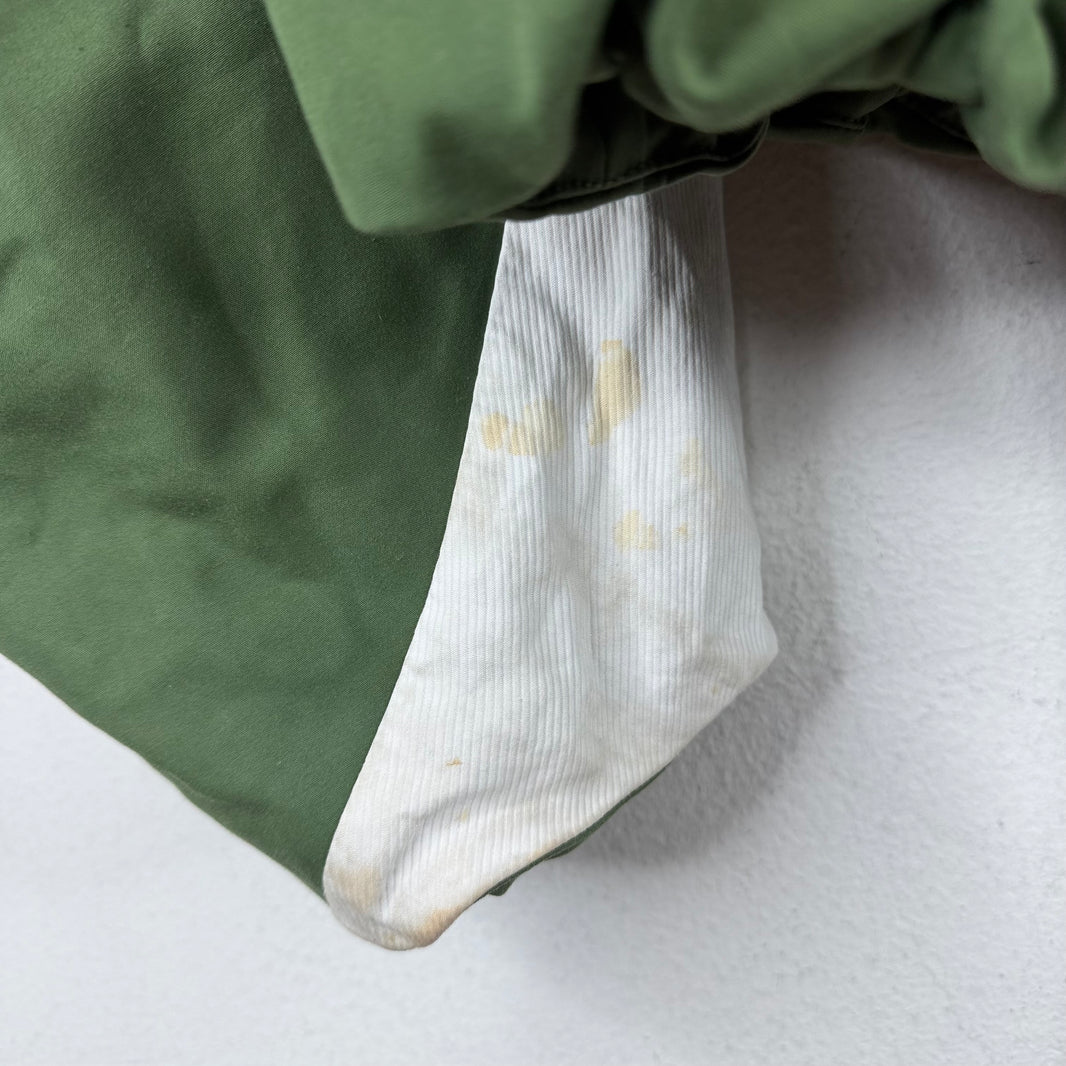 Dries Van Noten Green Cropped Track Jacket