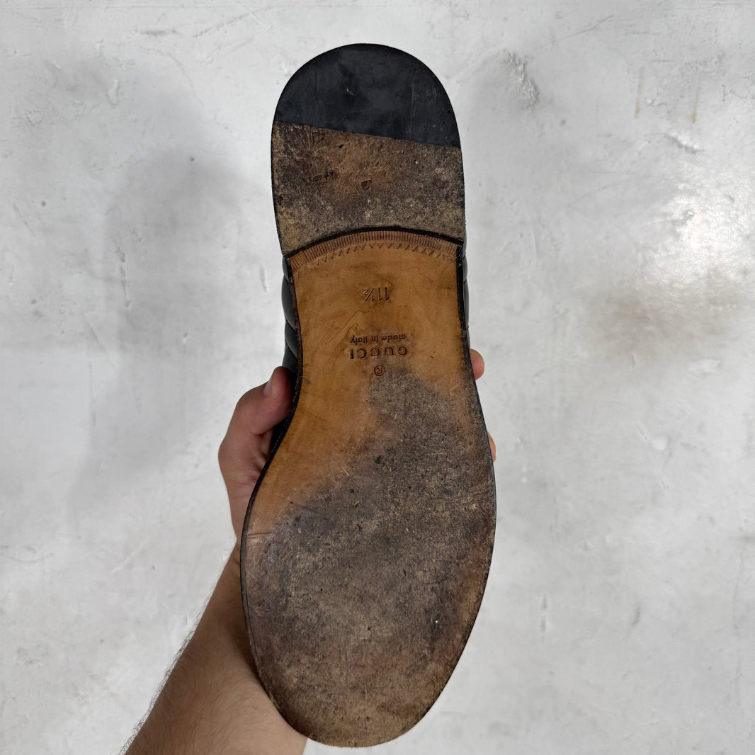 Gucci Quilted Interlock Logo Loafers