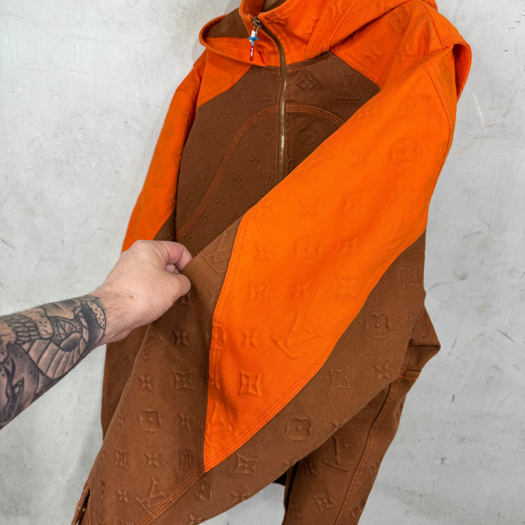 Louis Vuitton Orange Monogram Carpenter Jacket