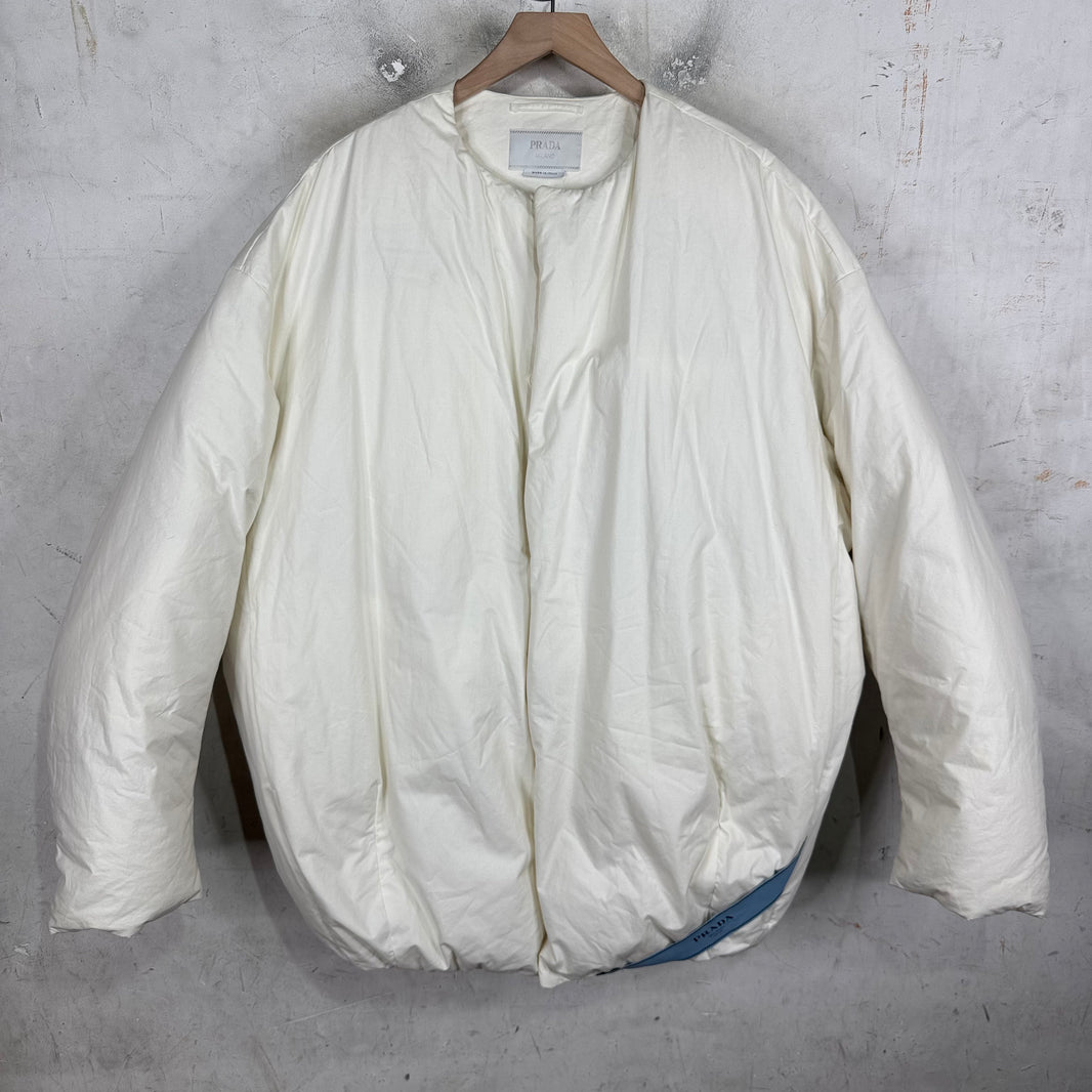 Prada White Down Pillow Jacket