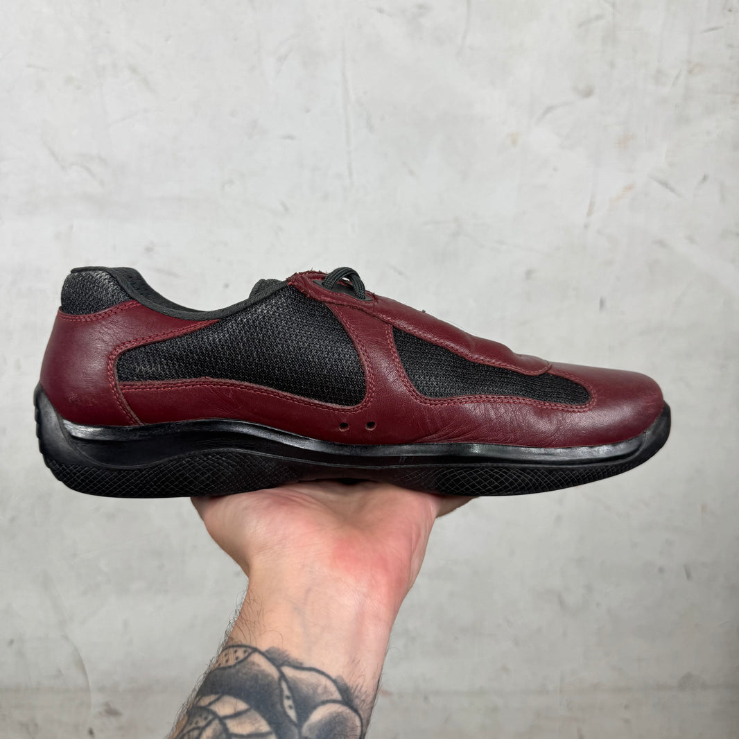 Prada Oxblood Leather Americas Cup
