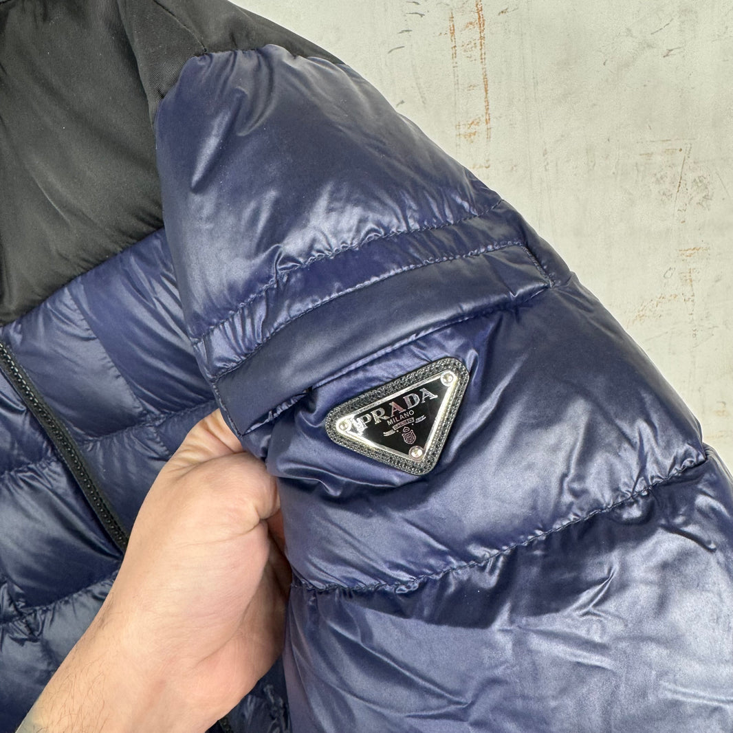 Prada Navy Puffer Jacket