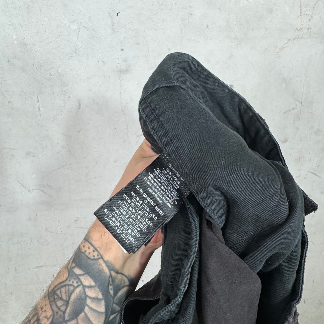 RRL Black Zippered Cargos