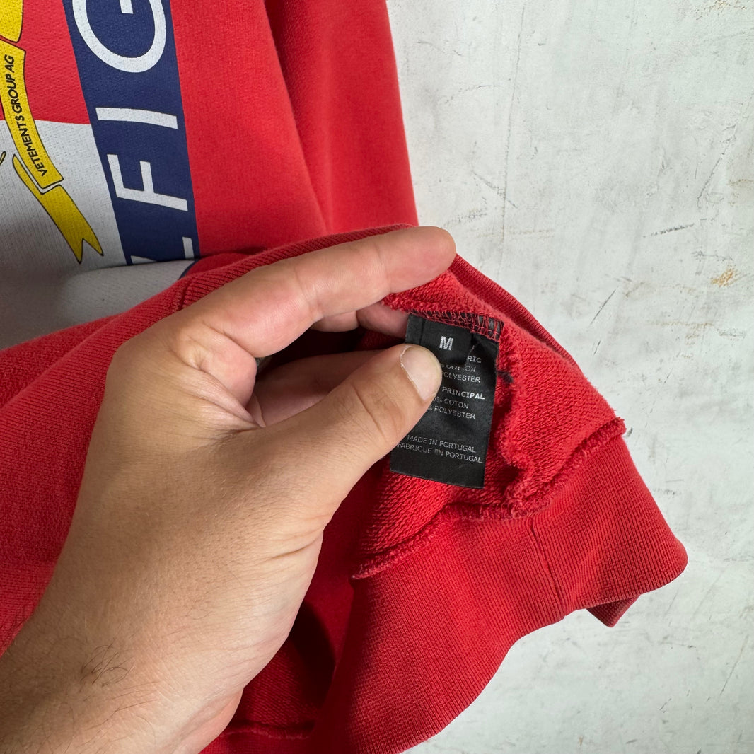 Vetements x Tommy Hilfiger Red Hoodie