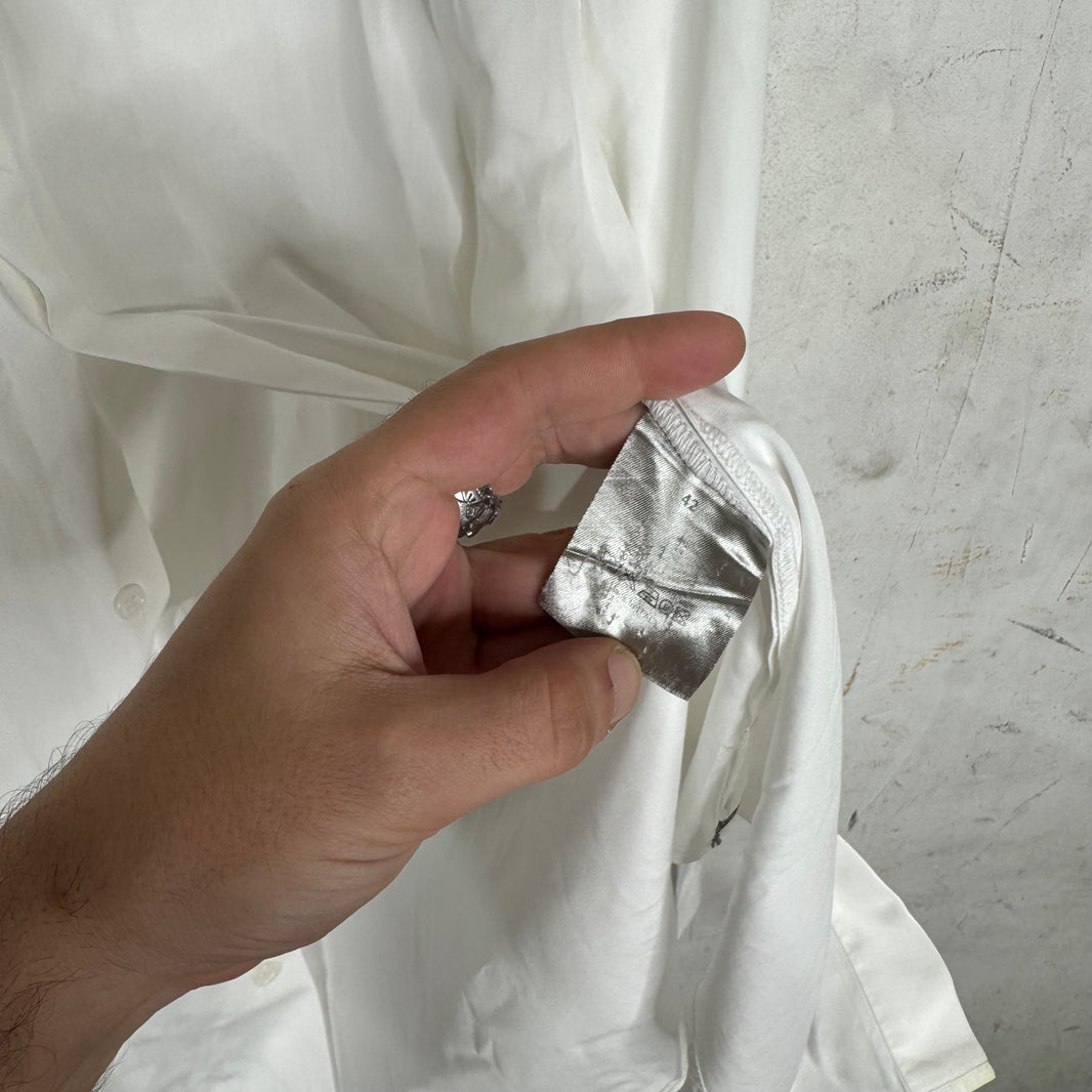 Dior White Bee Buttoned Shirt