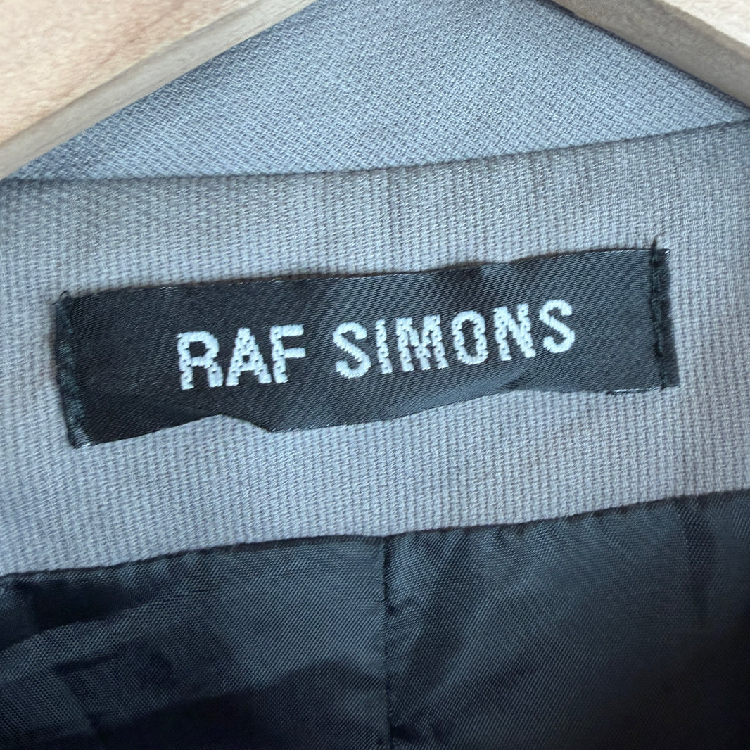 Raf Simons Gray 3D Pocket Blouson ZIp jacket