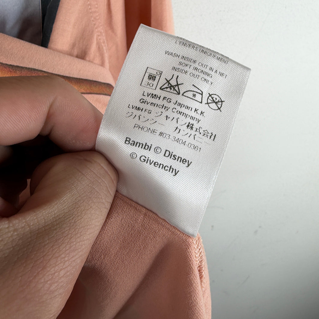 Givenchy Peach Bambi Split T-Shirt