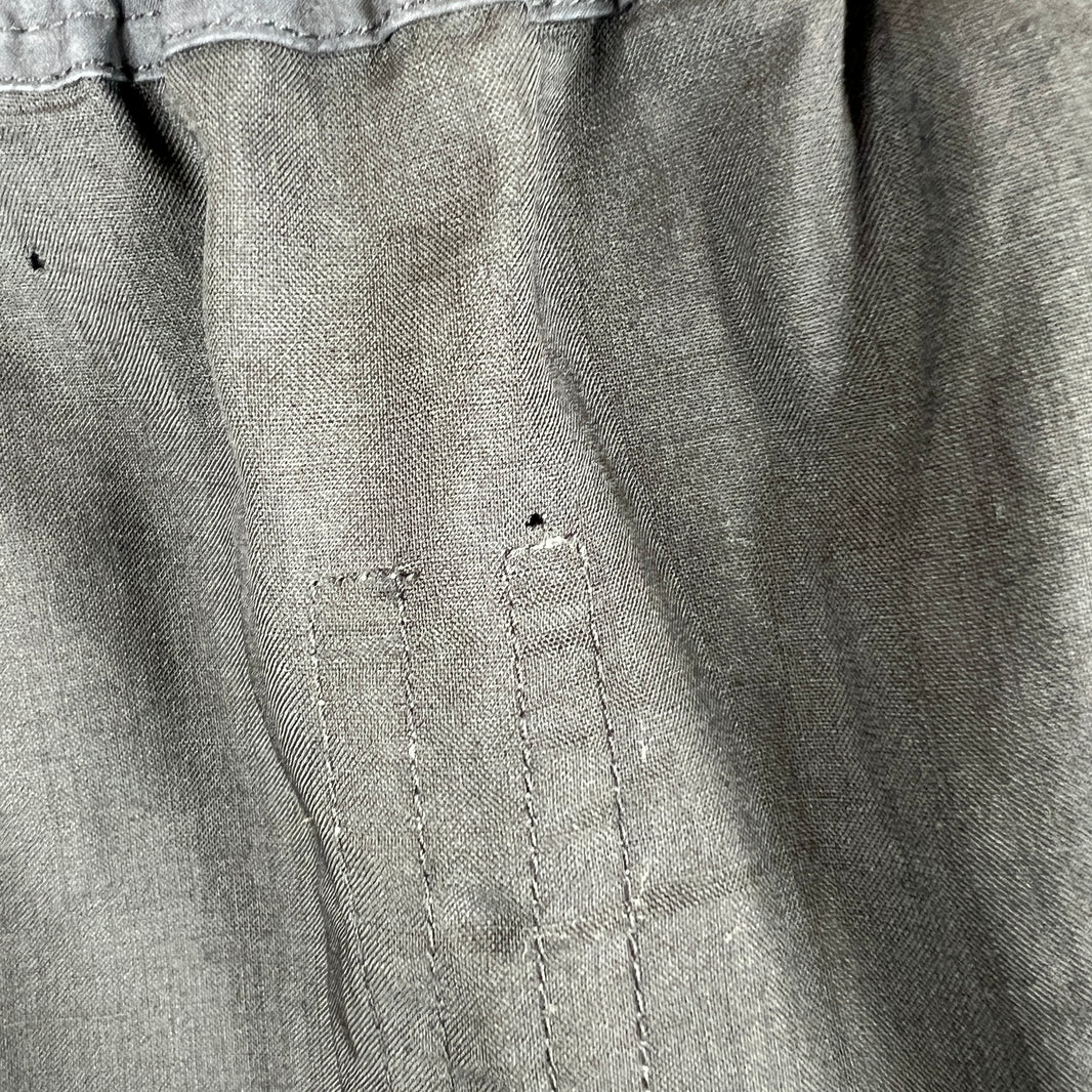 Rick Owens Vicious Wool Dropcrotch Drawstring Pants