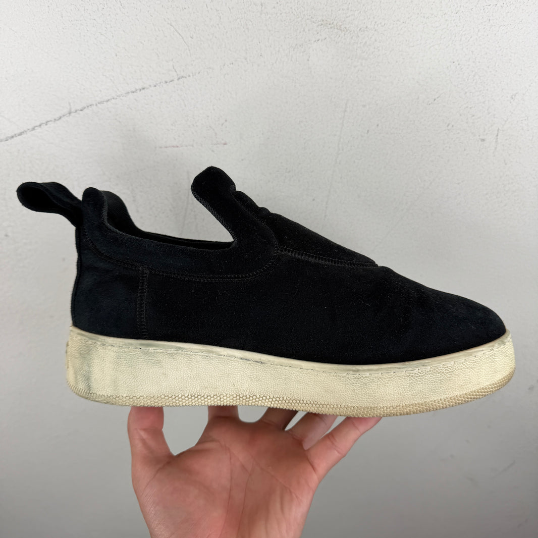 Celine Black Slip On Sneakers