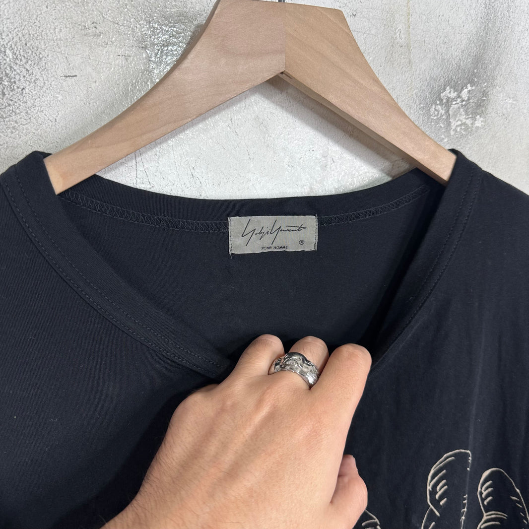 Yohji Yamamoto Eye Hand L/S T-Shirt