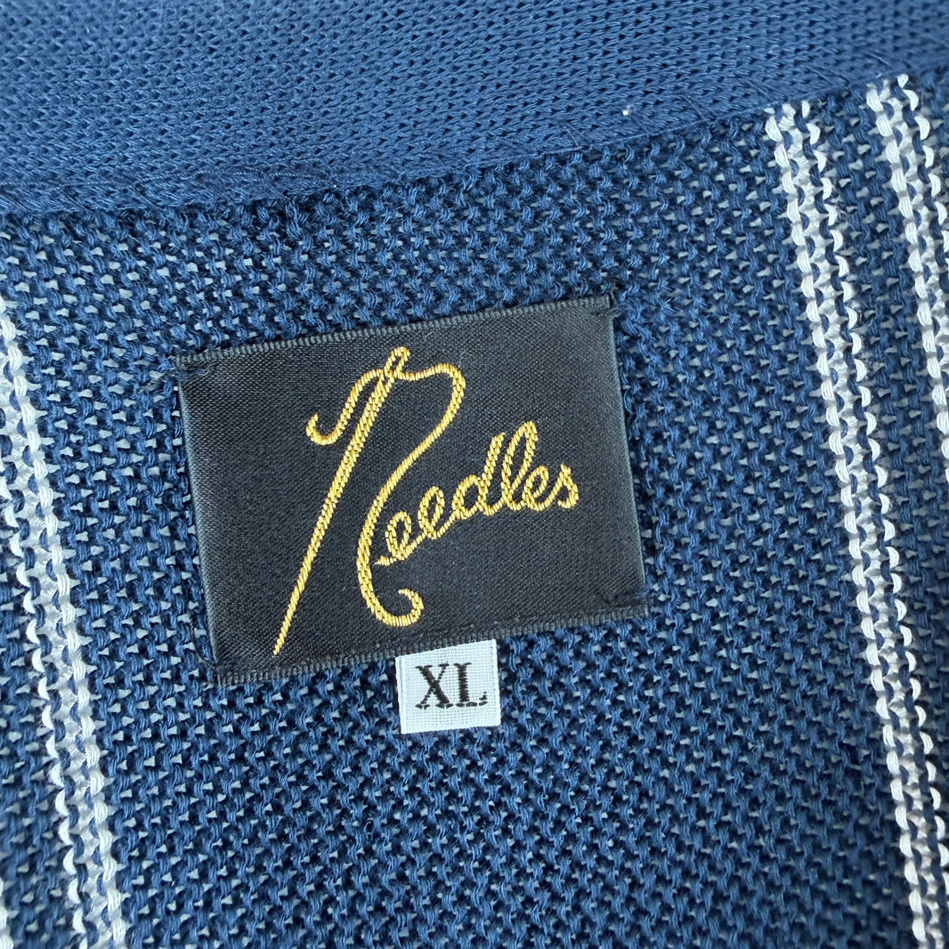Needles Navy Pinstripe Cardigan