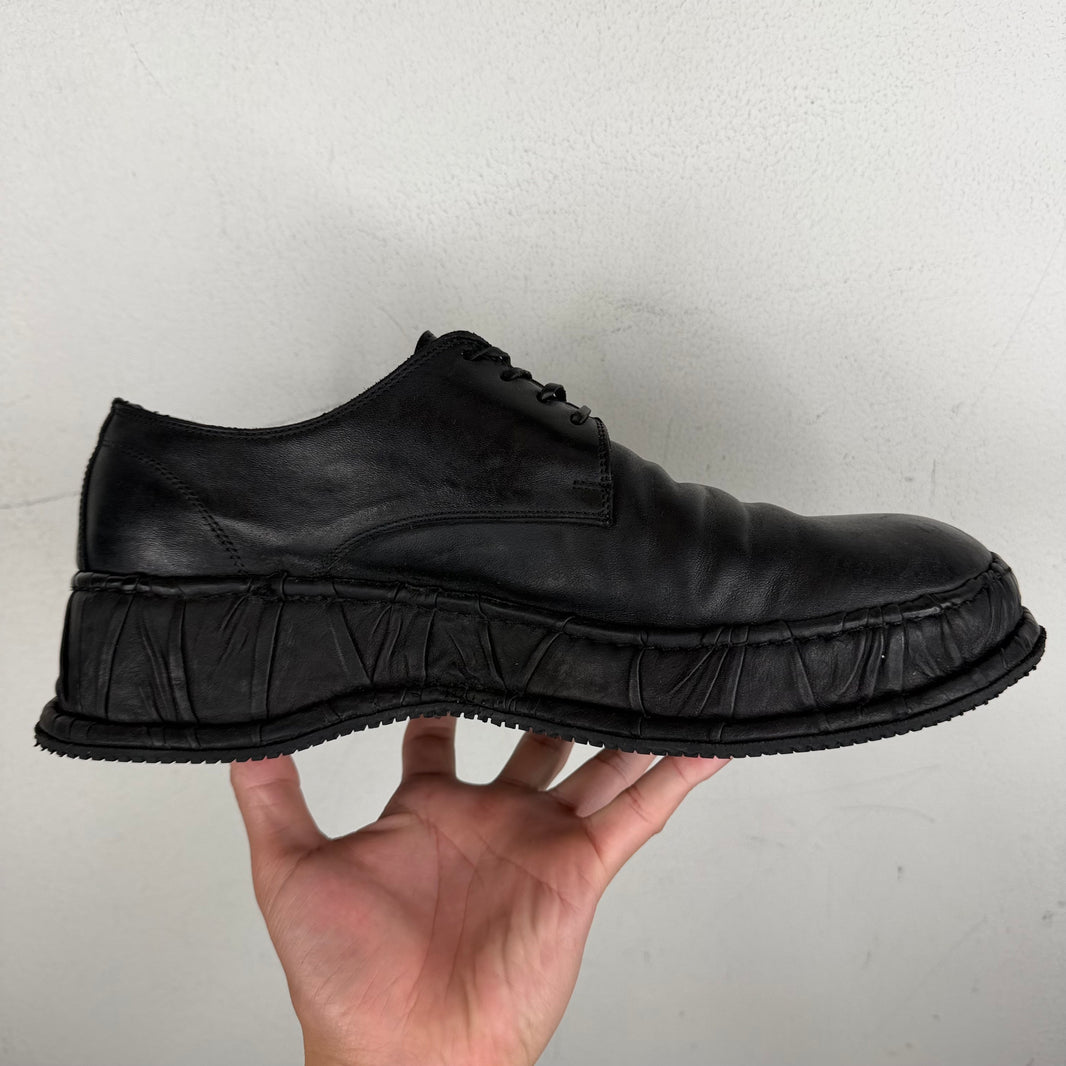 Guidi 792F Wrinkled Sole Derbies