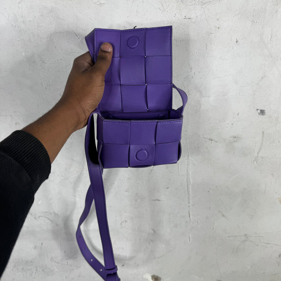 Bottega Veneta Purple Mini Side Bag
