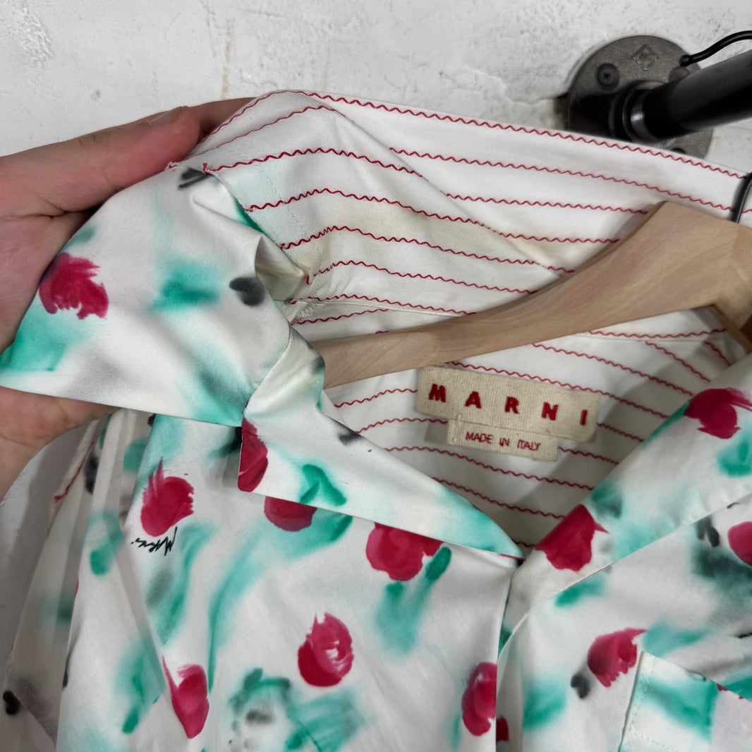 Marni Camp Collar Button-Up Shirt
