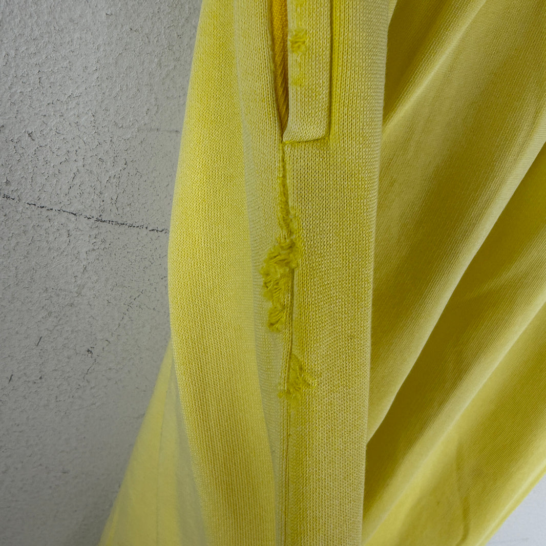 Balenciaga Sample Sporty B Distressed Yellow Sweatpants