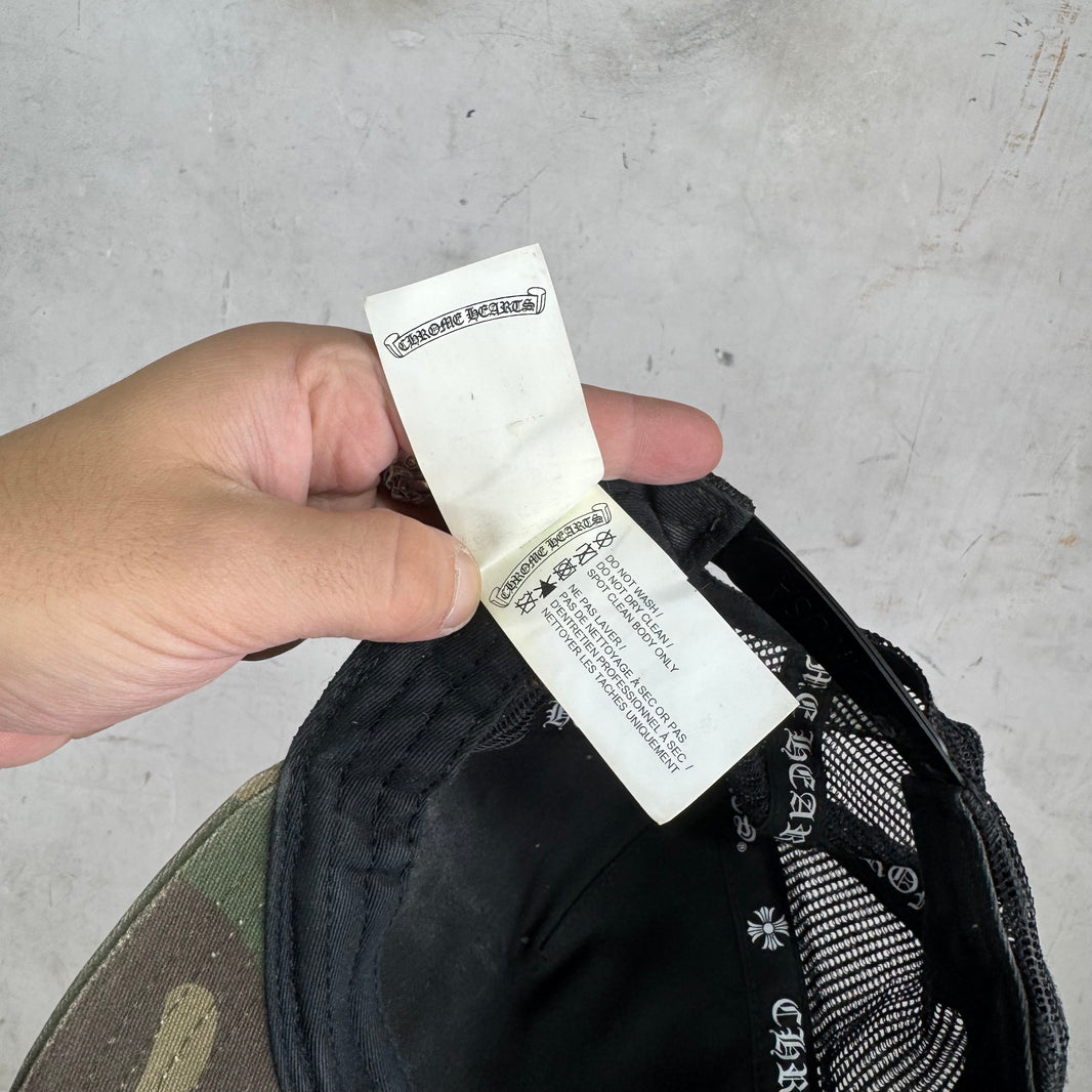 Chrome Hearts King Taco Patch Trucker Camo Hat