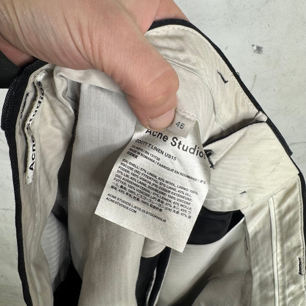 Acne Studios Black Trousers