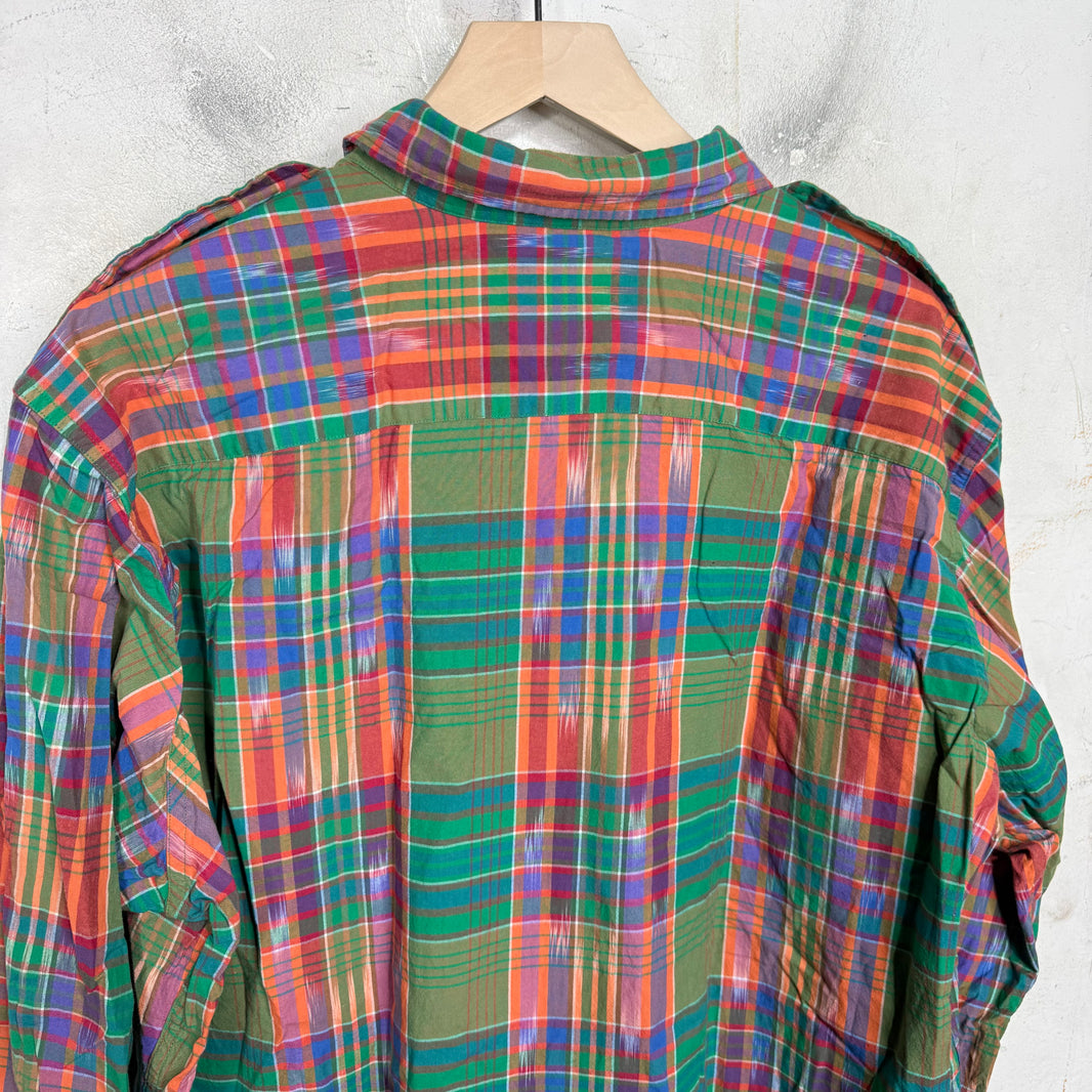Ralph Lauren Military Plaid Button Up Shirt