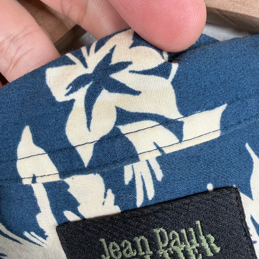 JPG Hawaiian Navy Button Up Shirt