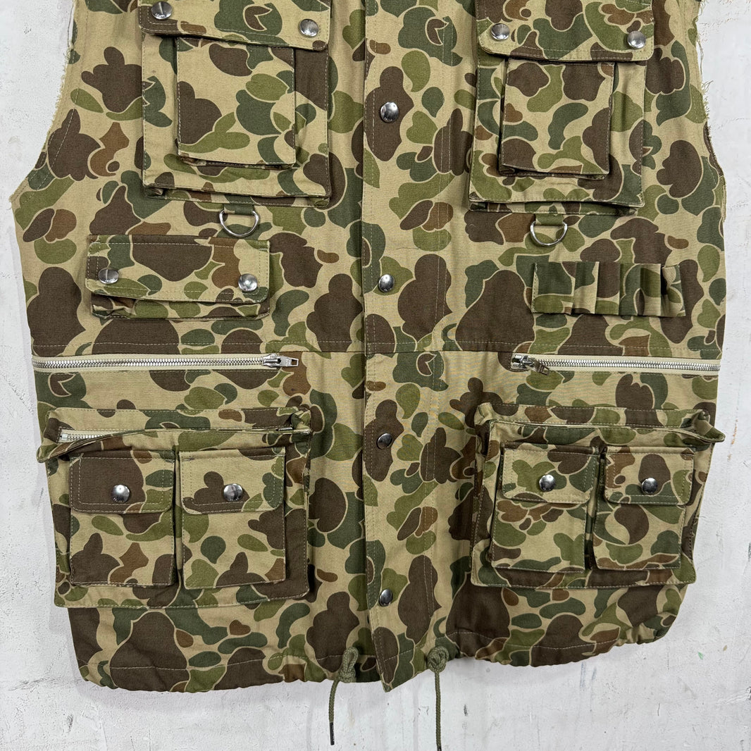 Celine Duck Camo Cargo Vest