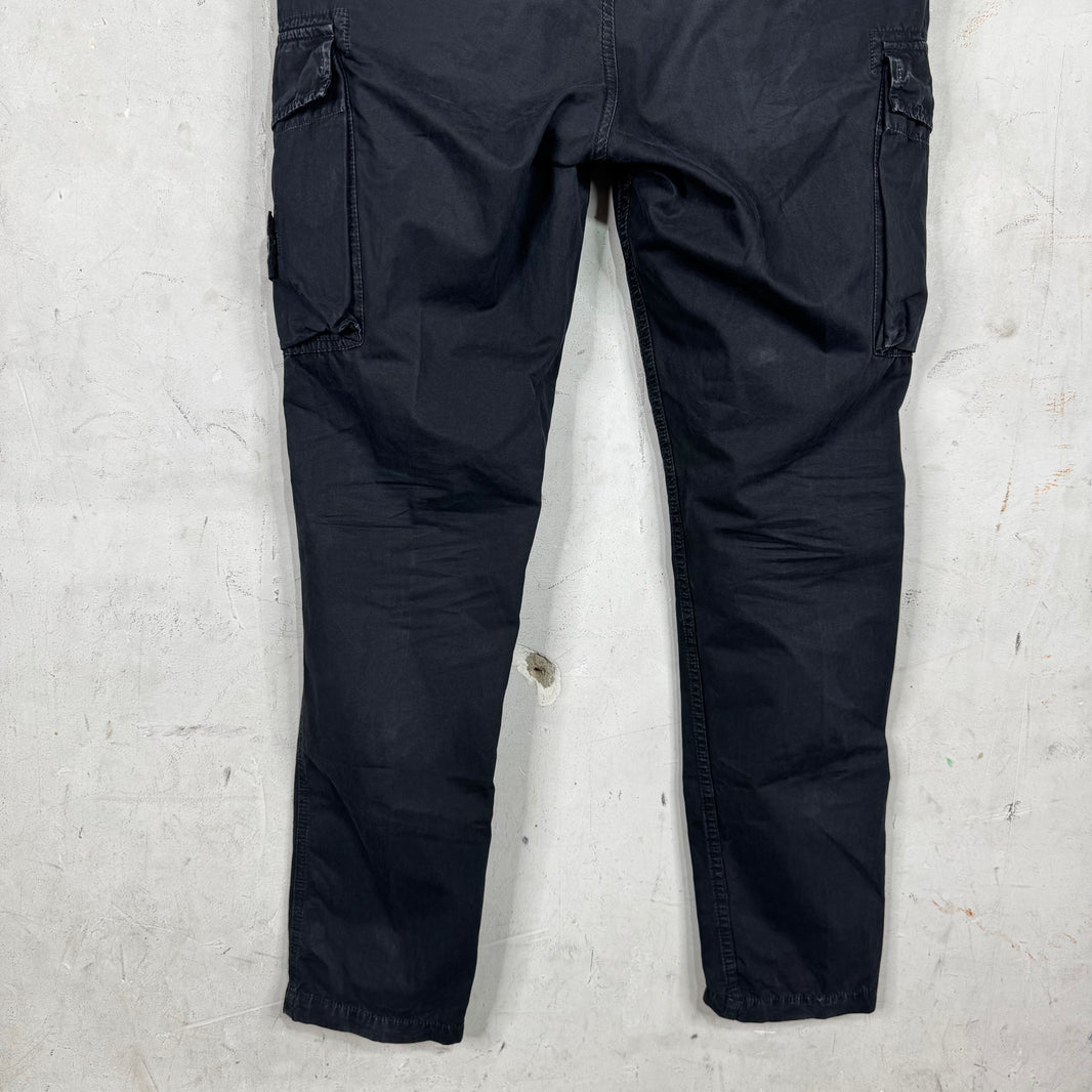 Stone Island Faded Black Cargo Pants
