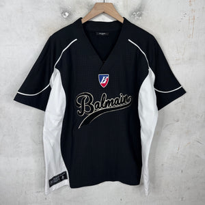 Balmain Chenille Logo Mesh Jersey