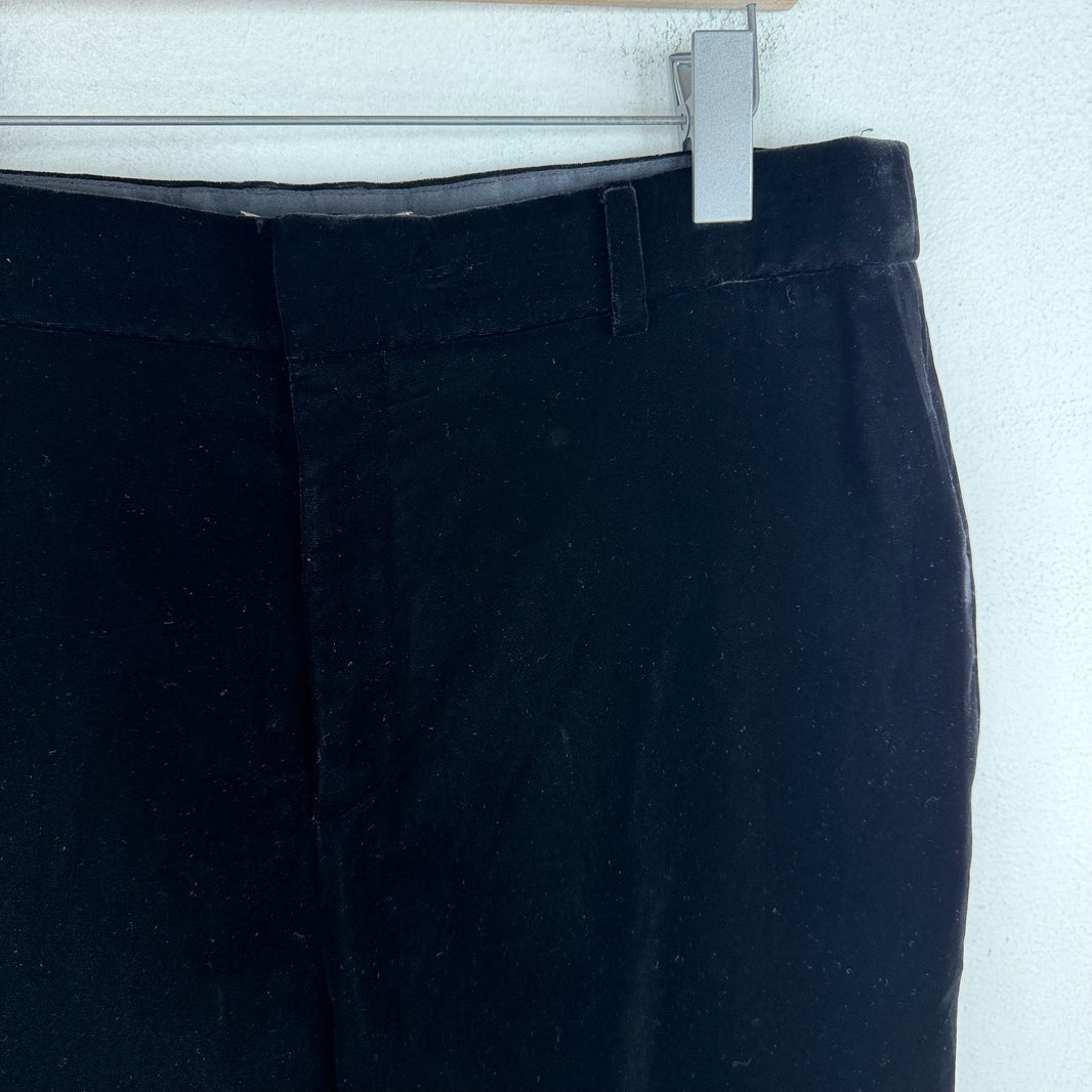Saint Laurent Velvet Straight Leg Pants