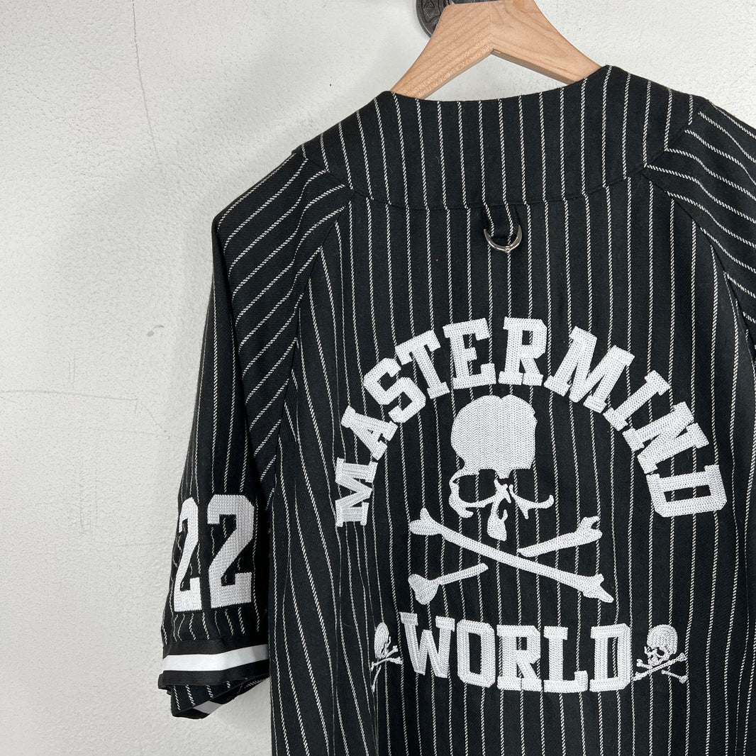 Mastermind Mitchell & Ness Striped Baseball Jersey