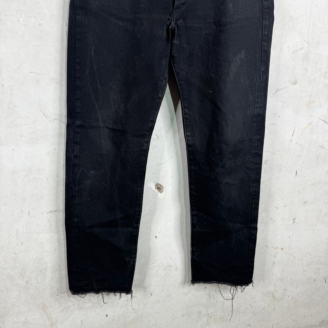The Row Black Selvedge Jeans