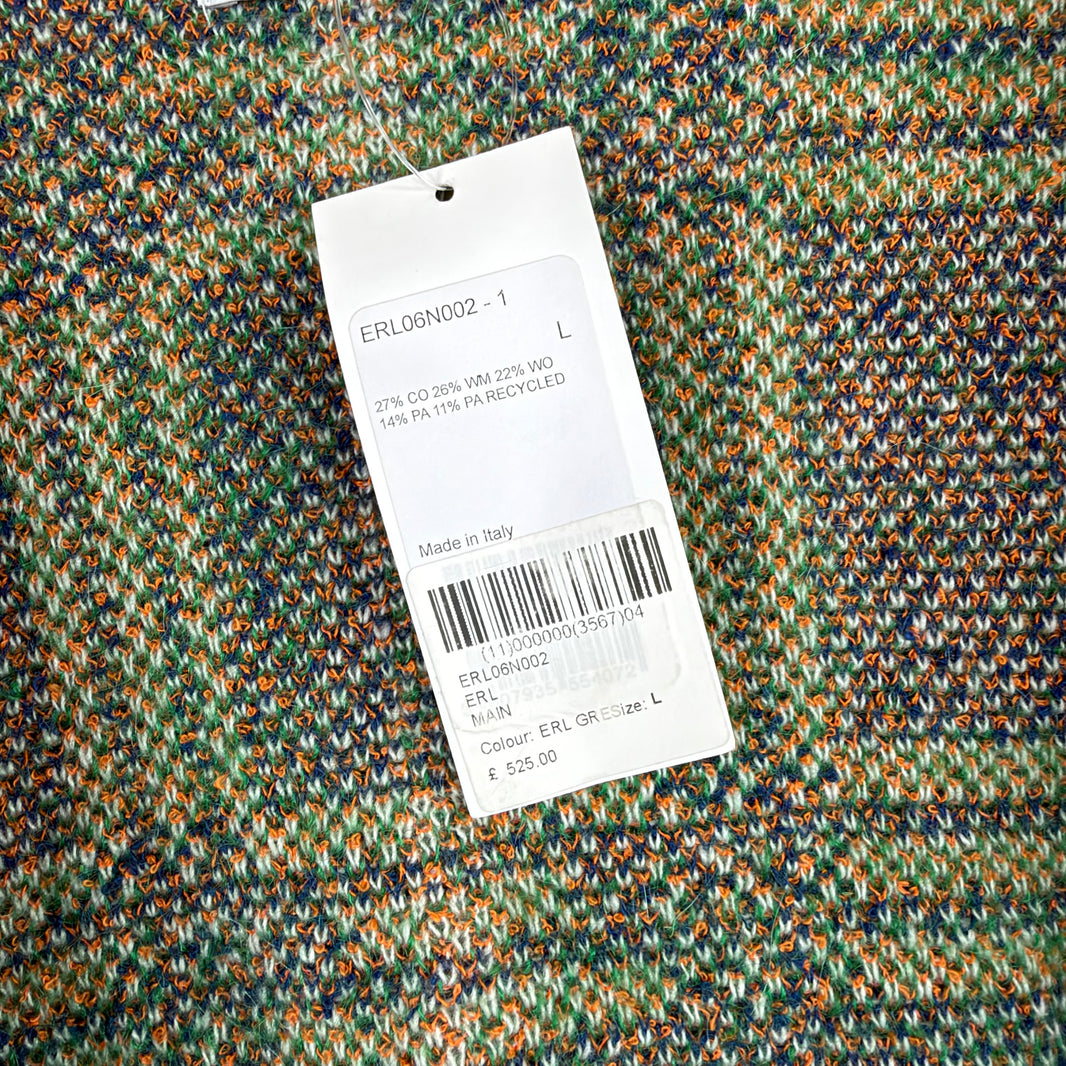 ERL Green Plaid Cardigan