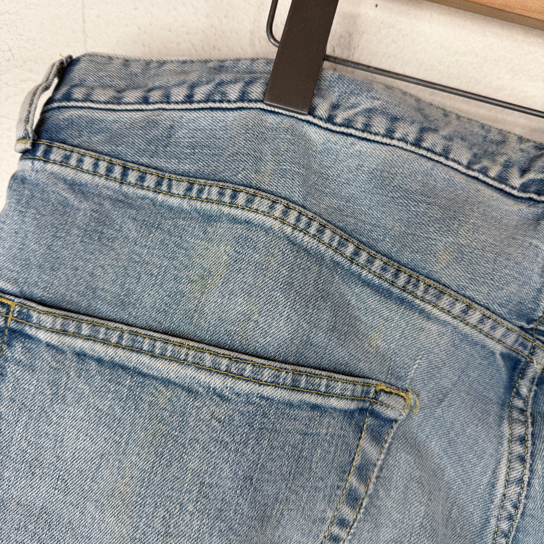 VLONE Blue Zipper Denim Jeans