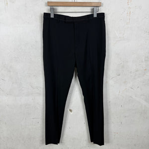 Dior Striped Waist Black Trousers